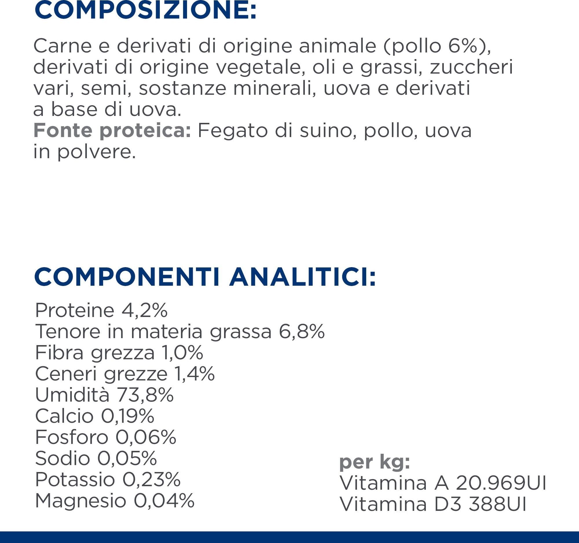 Hill's Prescription Diet K/D Kidney Care umido Cani Adulti pollo 370 gr - 4