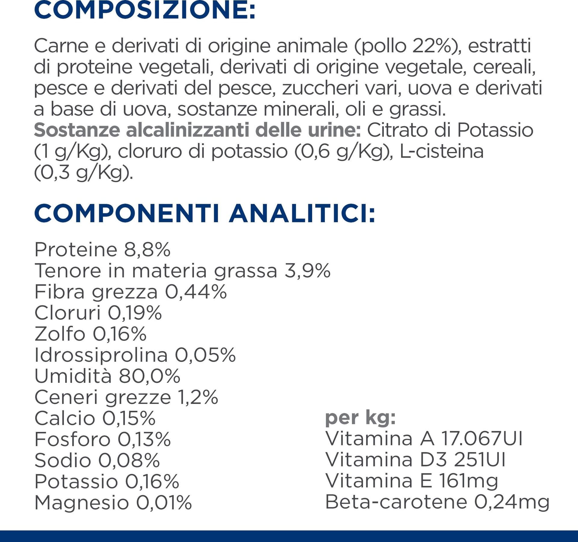 Hill's Prescription Diet Multicare umido Gatti Adulti pollo 85 gr - 7