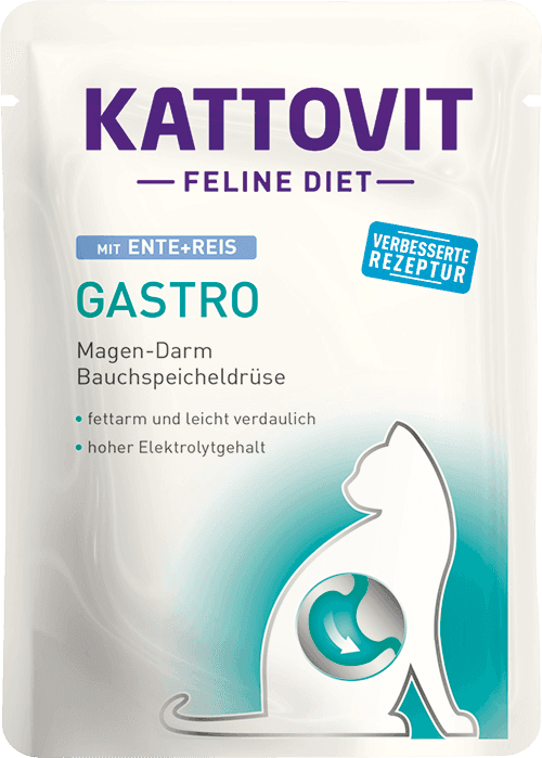 Kattovit Feline Diet Gastro Anatra Riso 85gr