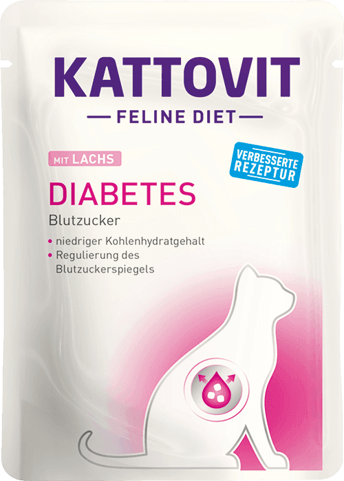 Kattovit Feline Diet Diabete Salmone 85gr - 1