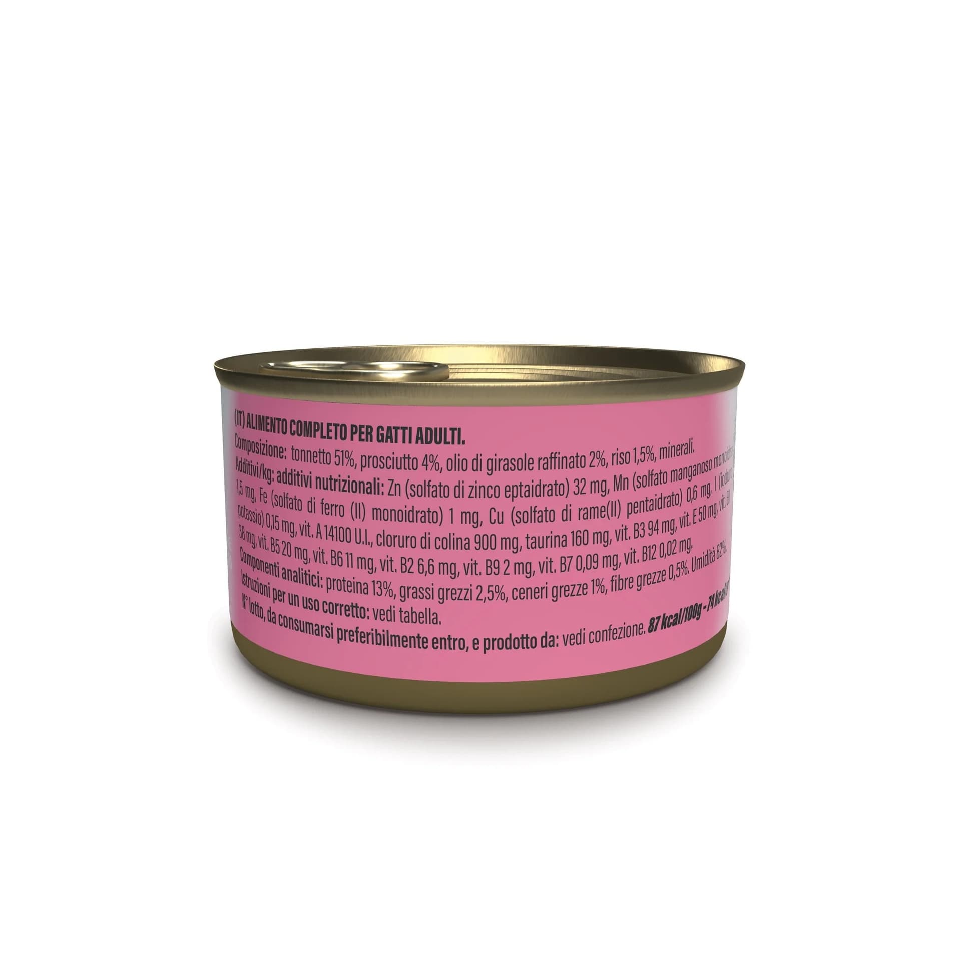 Schesir Complete Nutrition gatto adulto tonnetto con prosciutto in gelatina alimento umido completo - 2