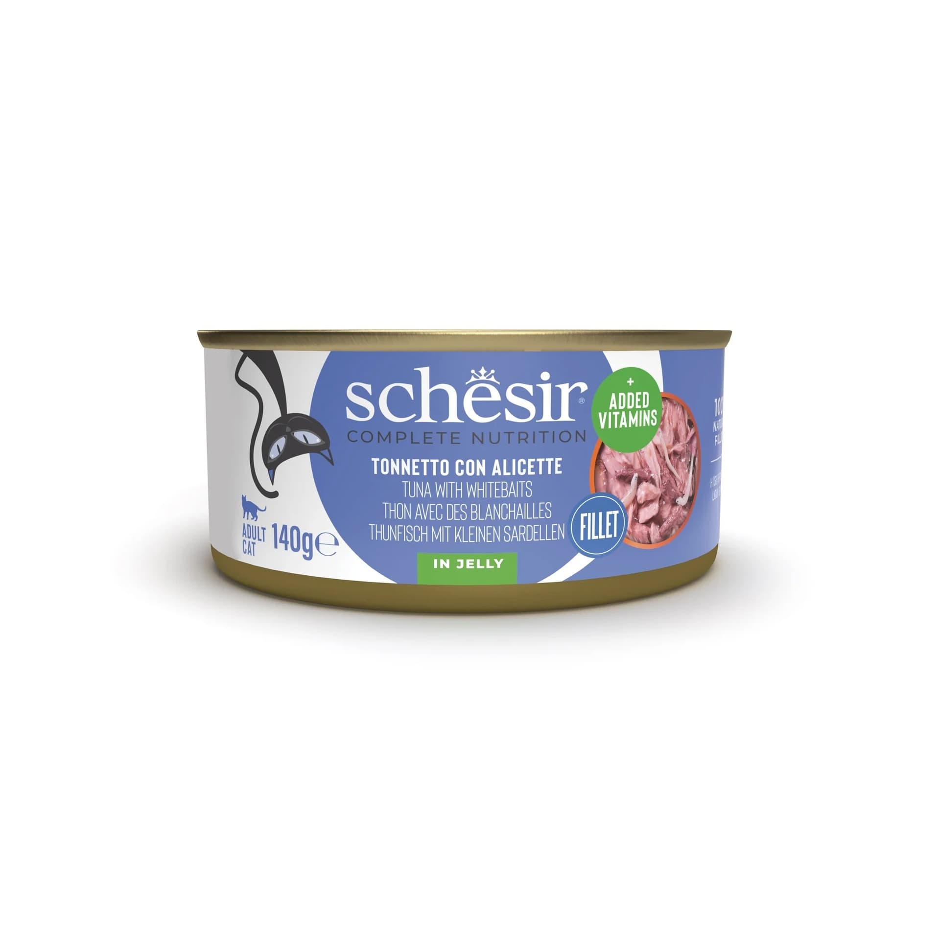 Schesir Complete Nutrition gatto tonnetto con alicette con gelatina alimento completo umido - 3