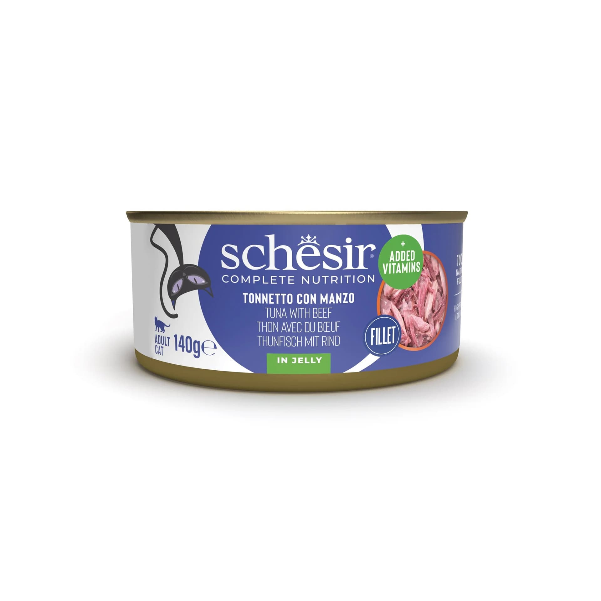 Schesir Complete Nutrition gatto tonnetto con manzo in gelatina alimento completo umido - 7