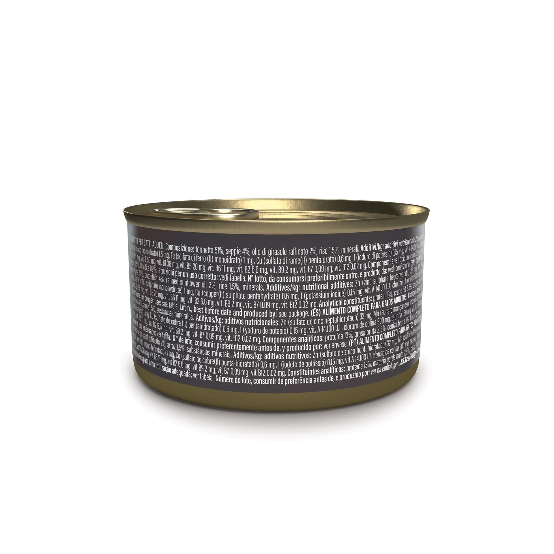 Schesir Complete Nutrition gatto tonnetto con seppie in gelatina alimento completo umido 85 gr - 2