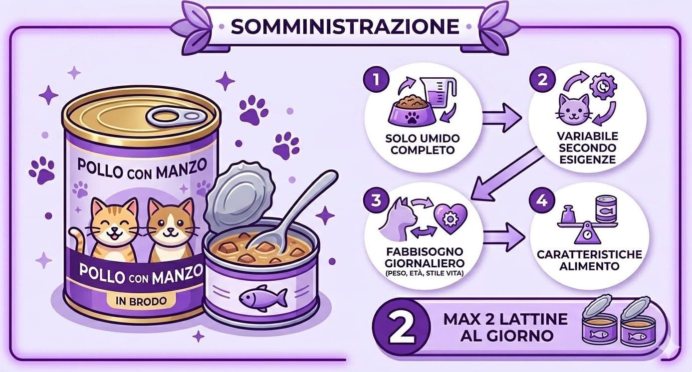 Schesir Complements per gatto adulto in brodo pollo con manzo alimento complementare umido 70 gr - 4