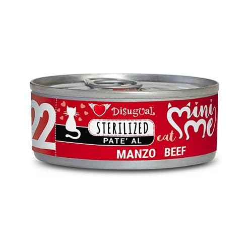 Mini Me 22 Patè Manzo per Gatti Sterilizzati Disugual 85gr