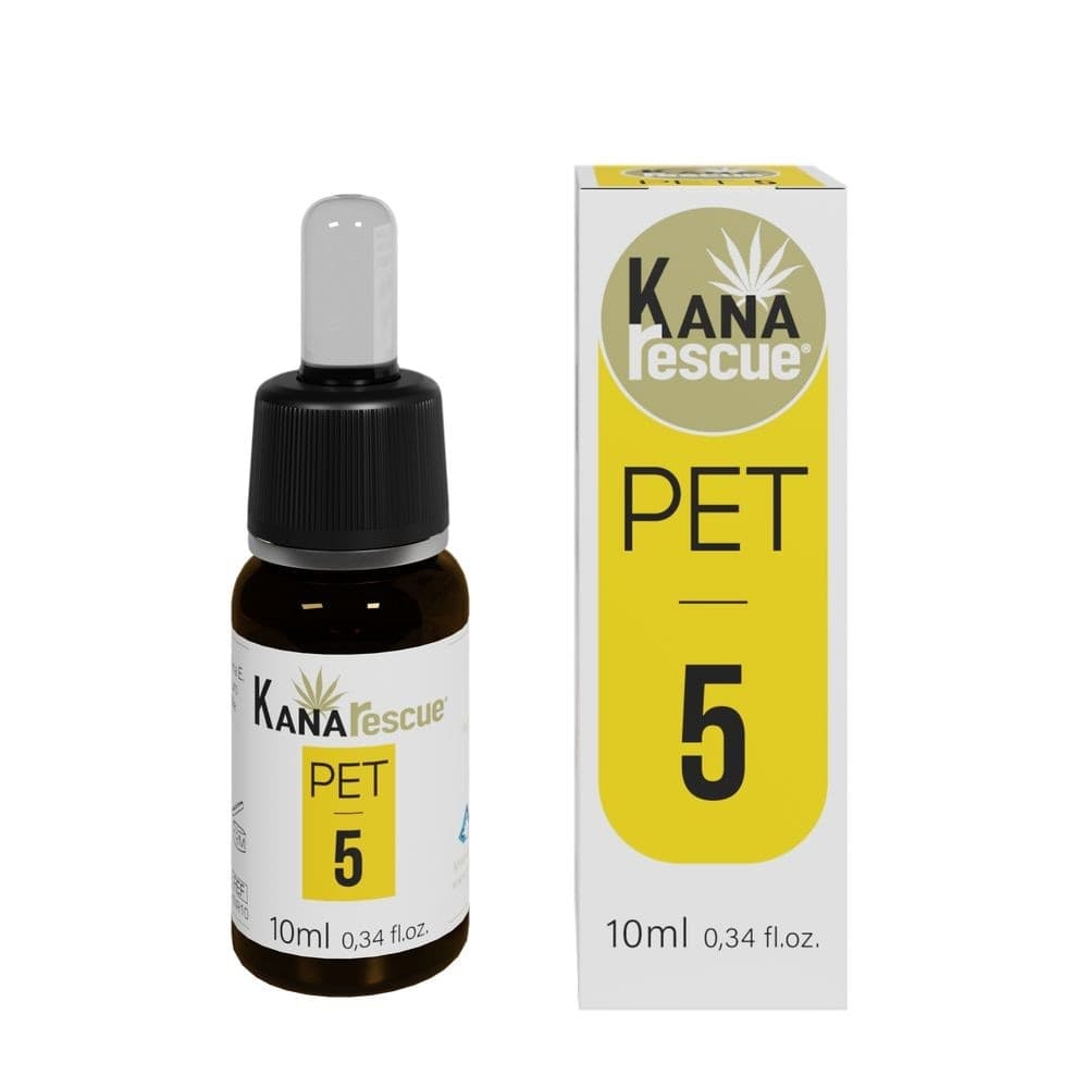 Kanarescue Pet 5% Olio Antidolorifico per Cani e Gatti 10ml