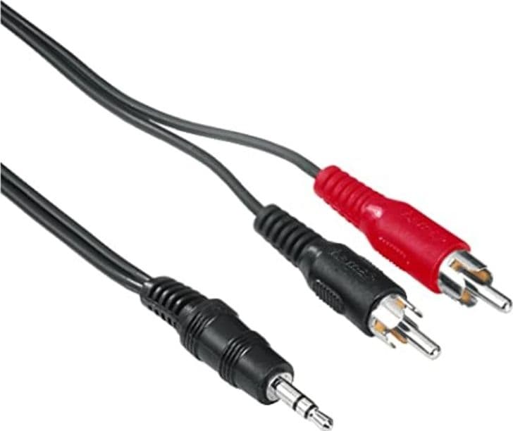 Cavo audio stereo jack 3.5mm > 2 RCA Maschio