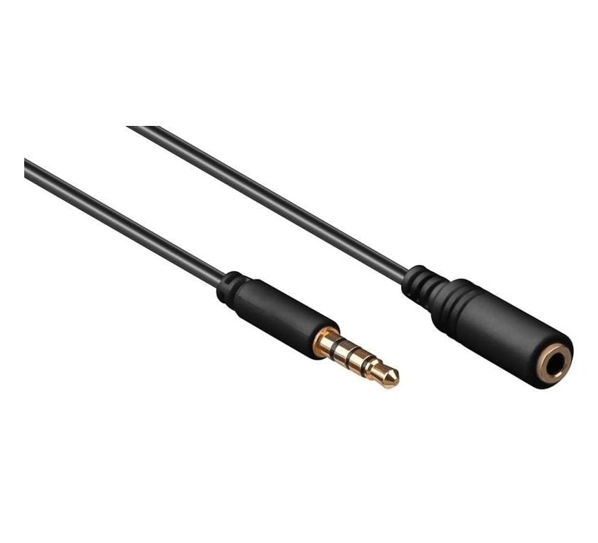 Cavo prolunga audio stereo Jack 3.5mm da 1,8 mt.