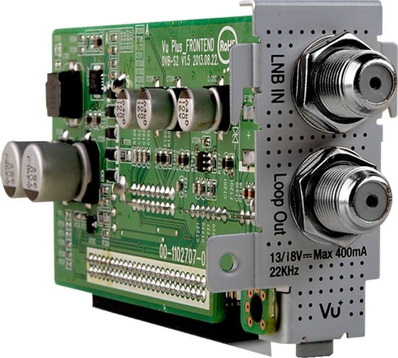 Tuner Sat DVB-S2 per VU+ Uno / Ultimo / Duo 2 / Solo SE / Solo SE V2 / Solo 4K - 2