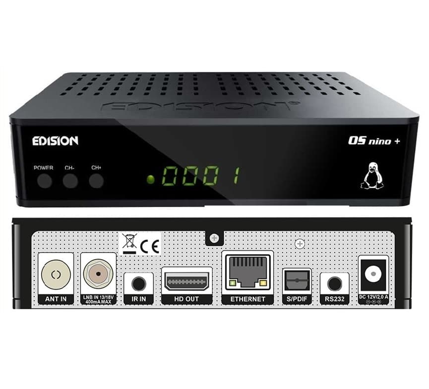 Edision OS Nino Plus Combo Enigma 2 DVB-S2+DVB-T2/C H.265/HEVC  - 2
