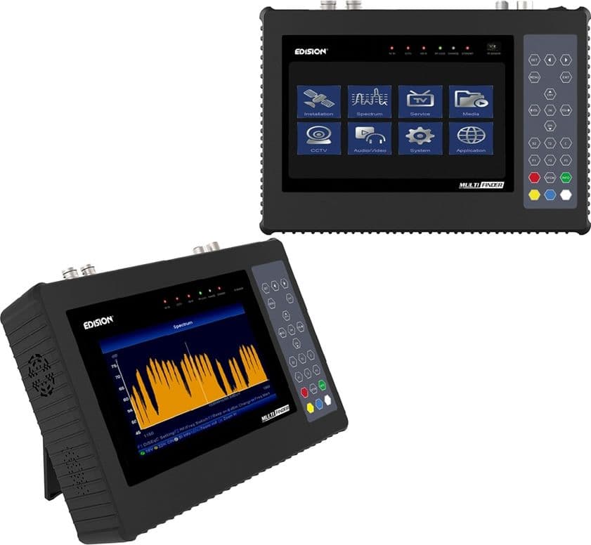 Misuratore di campo EDISION MULTI-FINDER Combo DVB-S2/T2/C e CCTV Tester - 11