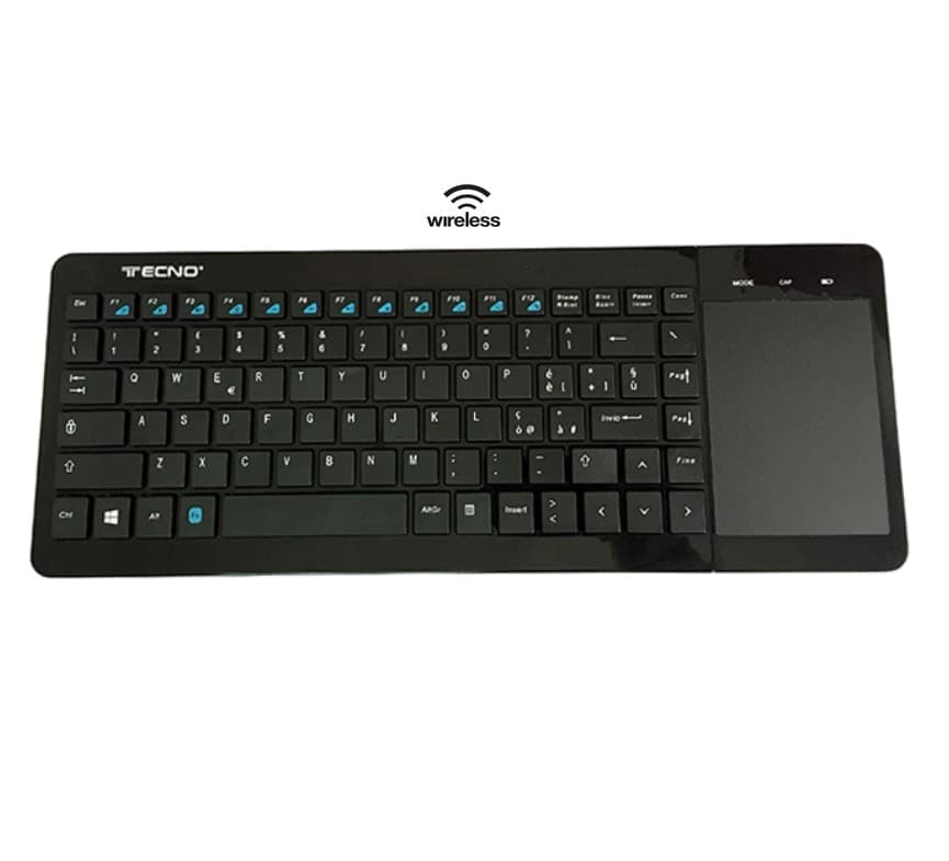 Tastiera Multimediale Wireless con Touch Pad
