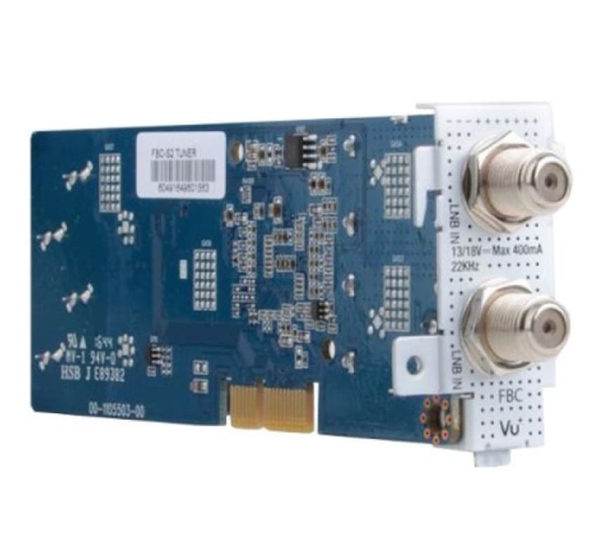 Tuner Dual DVB-S2/S2X FBC per Vu+ Uno 4K / Uno 4K SE / Ultimo 4K / Duo 4K (8 Demodulatori) - 2