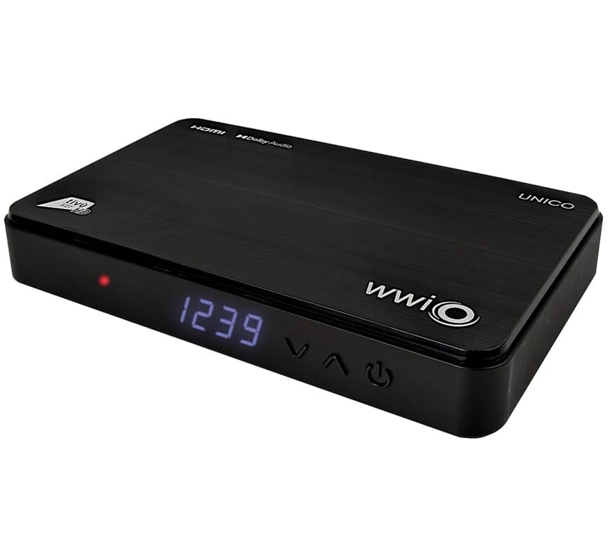 Decoder Tivùsat HD con Nuova Tessera Verde Merlin - WWIO UNICO DVB-S2 HEVC - 8