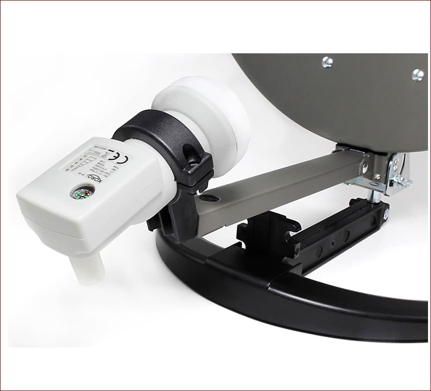 Kit Parabola da viaggio XORO MCA 38 HD con decoder XORO HRS 8830 DVB-S2 e Tessera Tivusat HD - 4