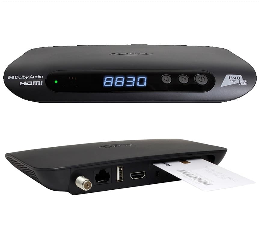 Kit Parabola da viaggio XORO MCA 38 HD con decoder XORO HRS 8830 DVB-S2 e Tessera Tivusat HD - 7
