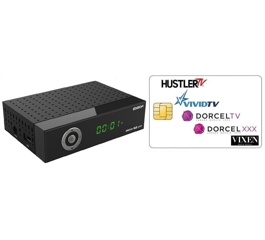 Decoder Con Smart Card Tessera Per Adulti Viaccess Abbonamento Elite 5 canali Astra 12 Mesi - 5