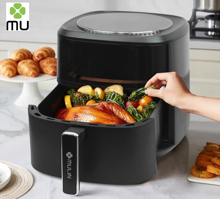 Friggitrice ad Aria Digitale Mulin NDY-AF532R: 6 Litri, 1400W e Pannello Touch - 5