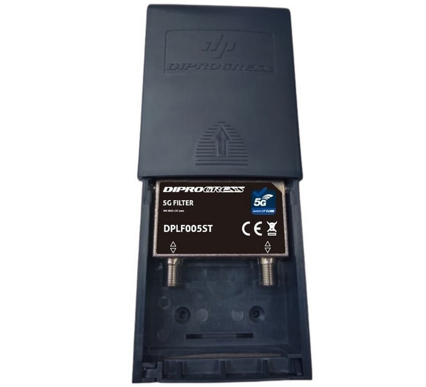 Filtro 5G LTE da palo 25dB con contenitore protettivo da esterno DIPROGRESS DPLF005T - 2