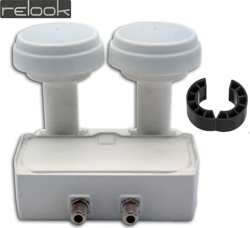 LNB Monoblocco Twin Astra/Hotbird 0.1dB RELOOK