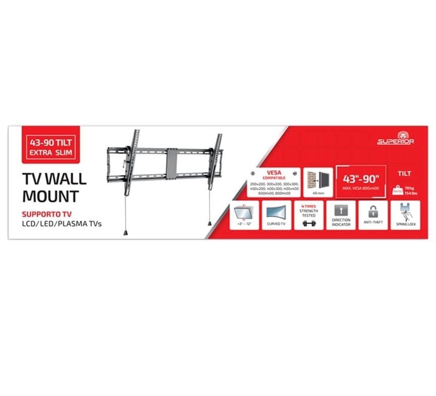 Supporto TV 43-90 Tilt Extra Slim SUPERIOR - 3