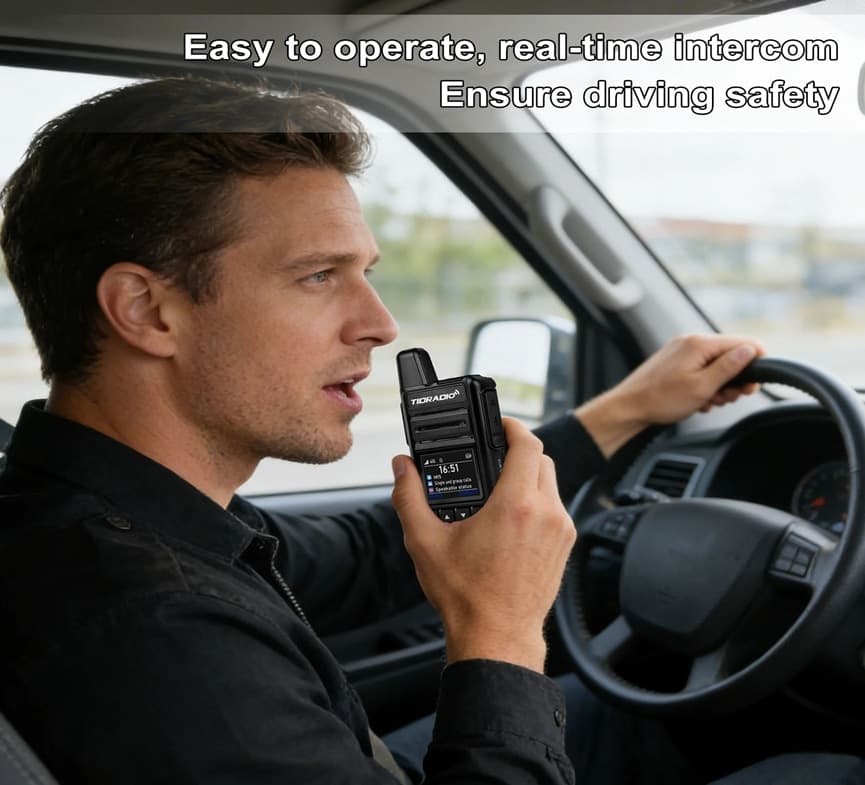 Radio PoC TIDRADIO M15 con SIM 1 Anno Inclusa: Soluzione Professionale per Hotel, Trasporti e Outdoor - 4