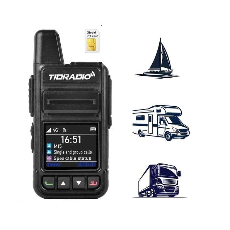 Radio PoC TIDRADIO M15 con SIM 1 Anno Inclusa: Soluzione Professionale per Hotel, Trasporti e Outdoor - 6