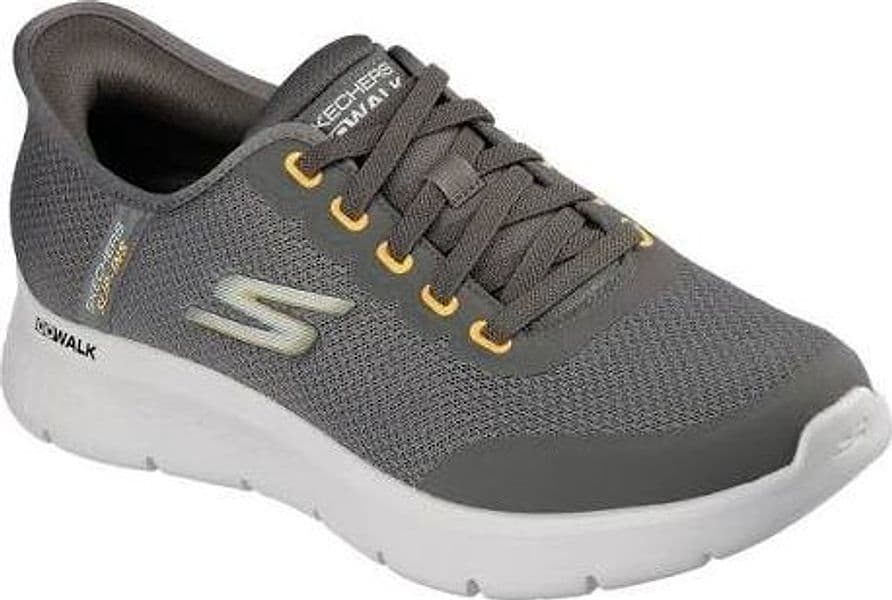 Skechers GOwalk Flex Netro 216332 BRN Slip-Ins Uomo Scarpe Comode Marroni