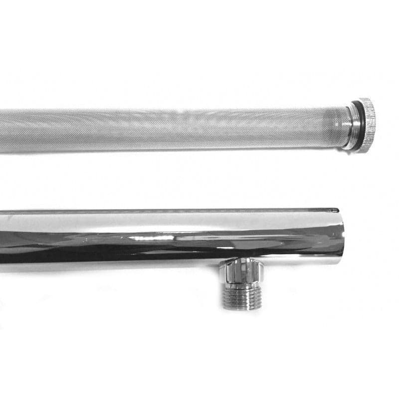 Braccio di sostegno doccia con filtro anti impurità da 30 cm - 4