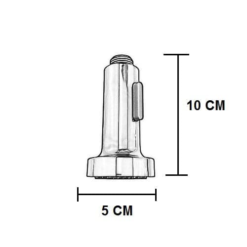 Doccetta doccia di ricambio per miscelatore cucina con doppio getto - 4