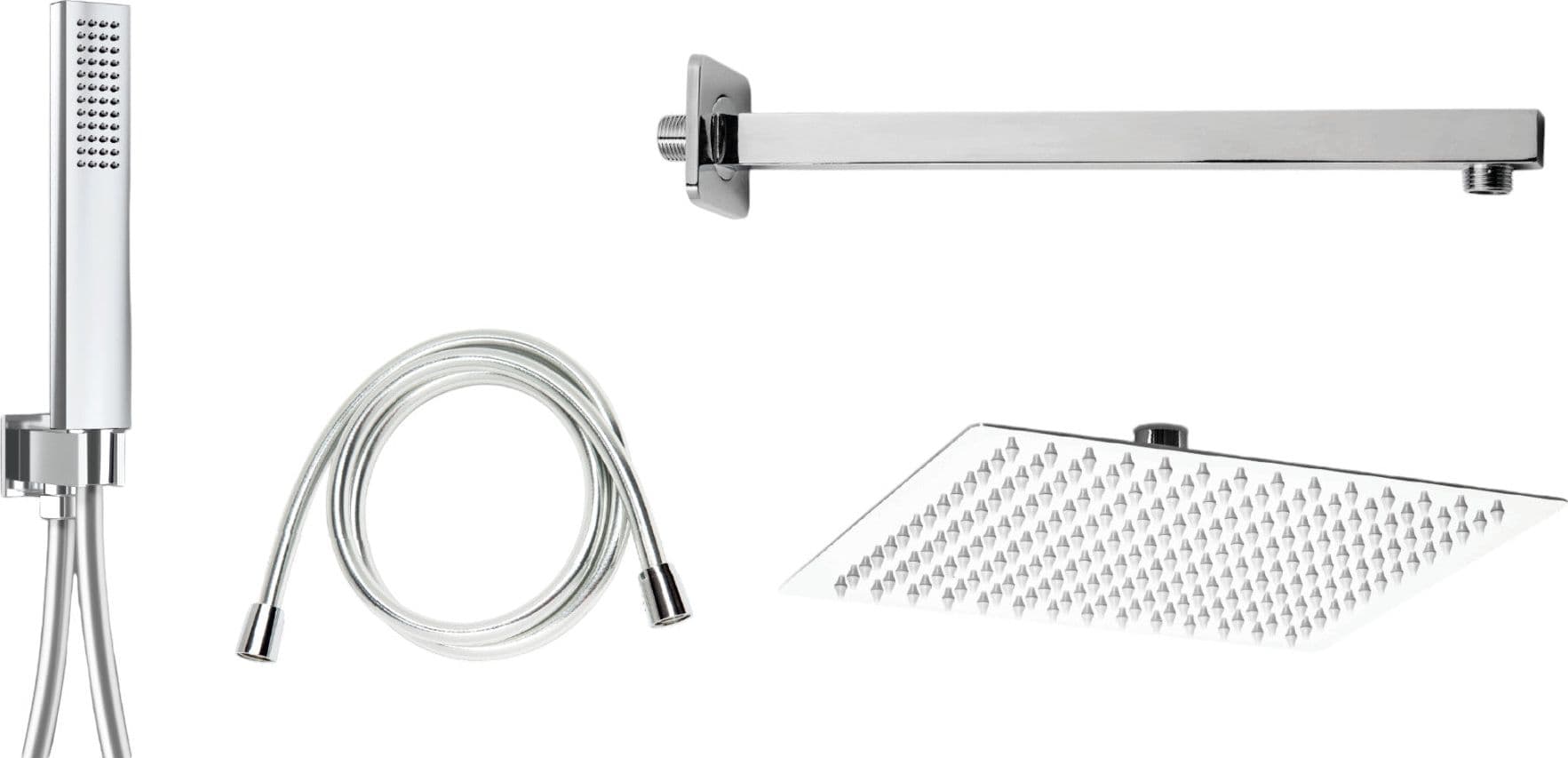 Kit completo doccia design quadrato - 2
