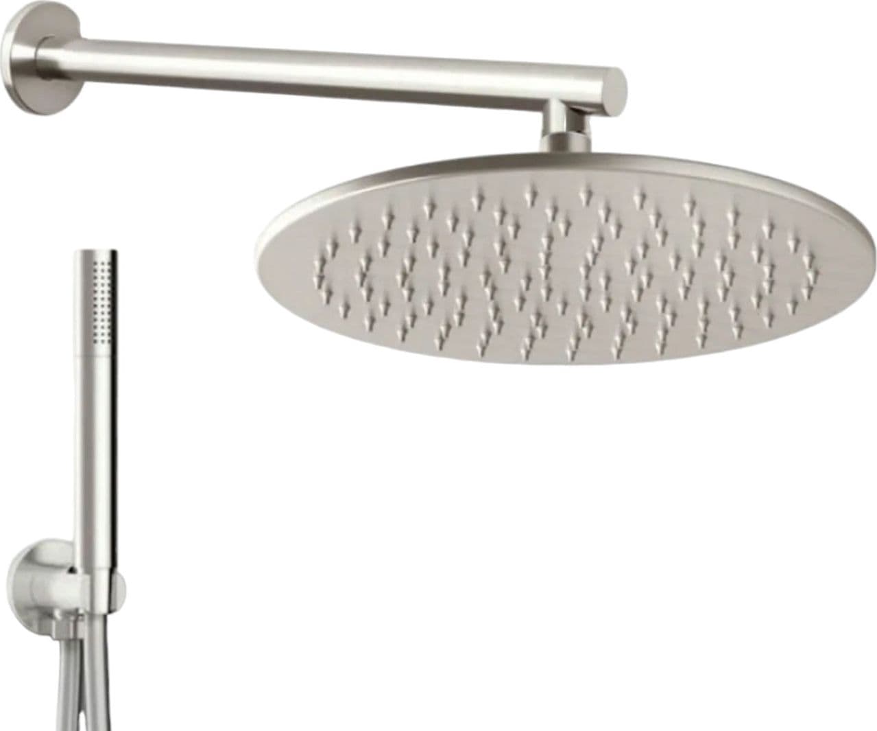 Kit completo doccia design tondo satinato