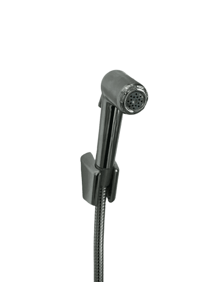 Kit idroscopino doccetta wc con supporto e flessibile - 2