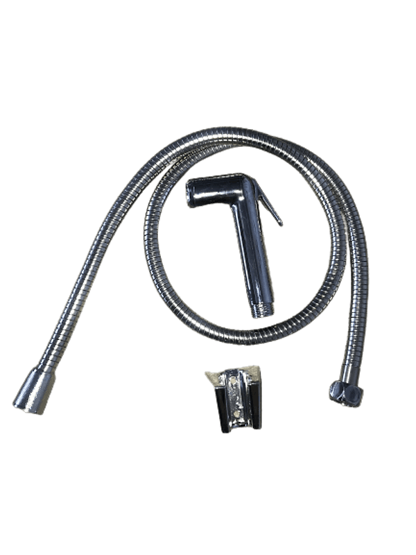 Kit idroscopino doccetta wc con supporto e flessibile - 3