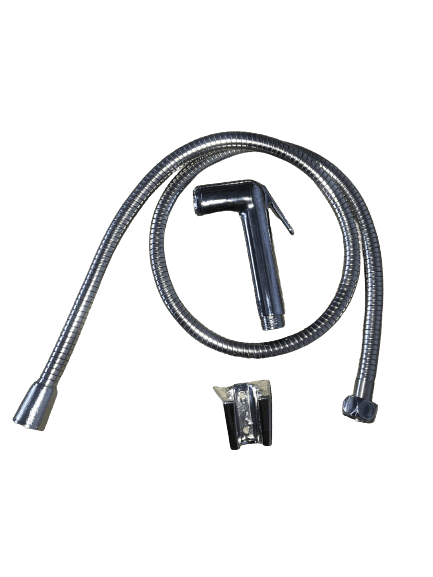 Kit idroscopino doccetta wc con supporto e flessibile - 3