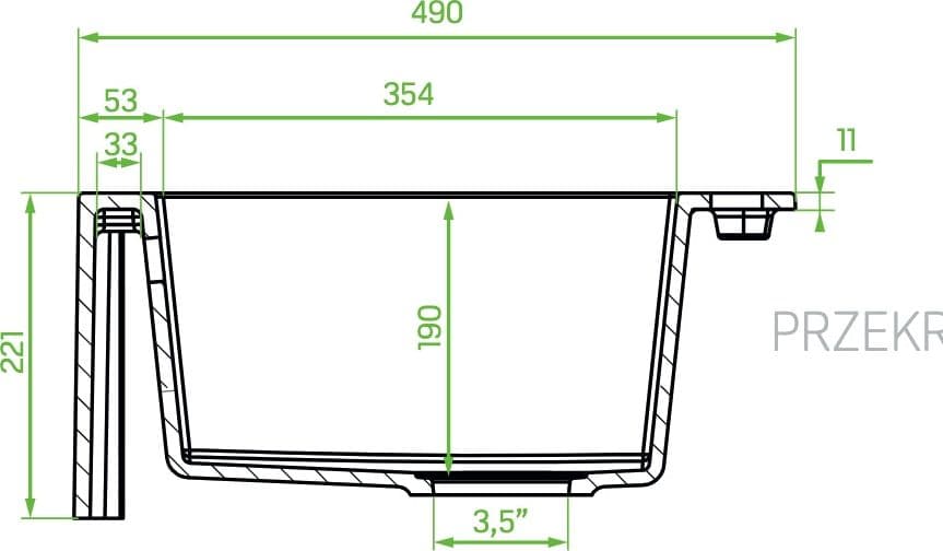 Lavello a Vasca Singola con Flangia Visibile (Grembiule) – Eleganza e Funzionalità per la Tua Cucina - 2