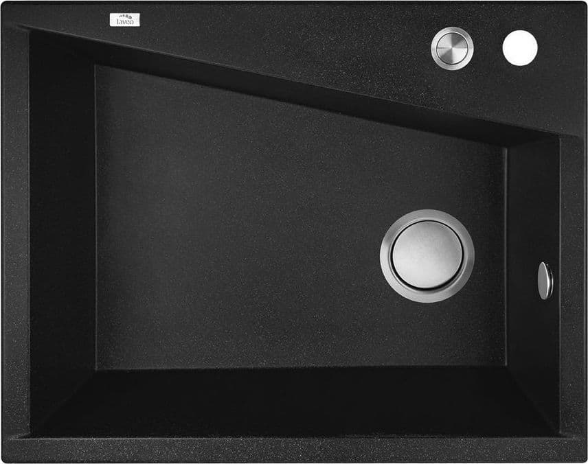 Lavello a Vasca Singola Nero – Design Moderno per Cucine Minimaliste e Loft