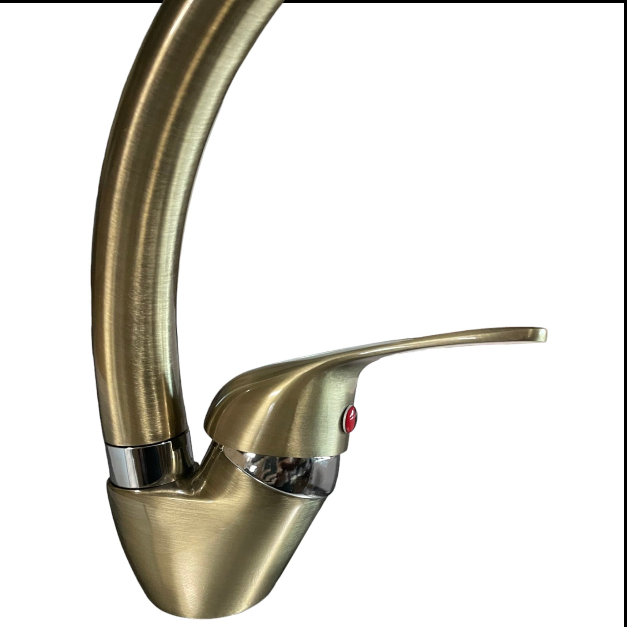 Miscelatore cucina colore BRONZATO vecchio ottone - 4