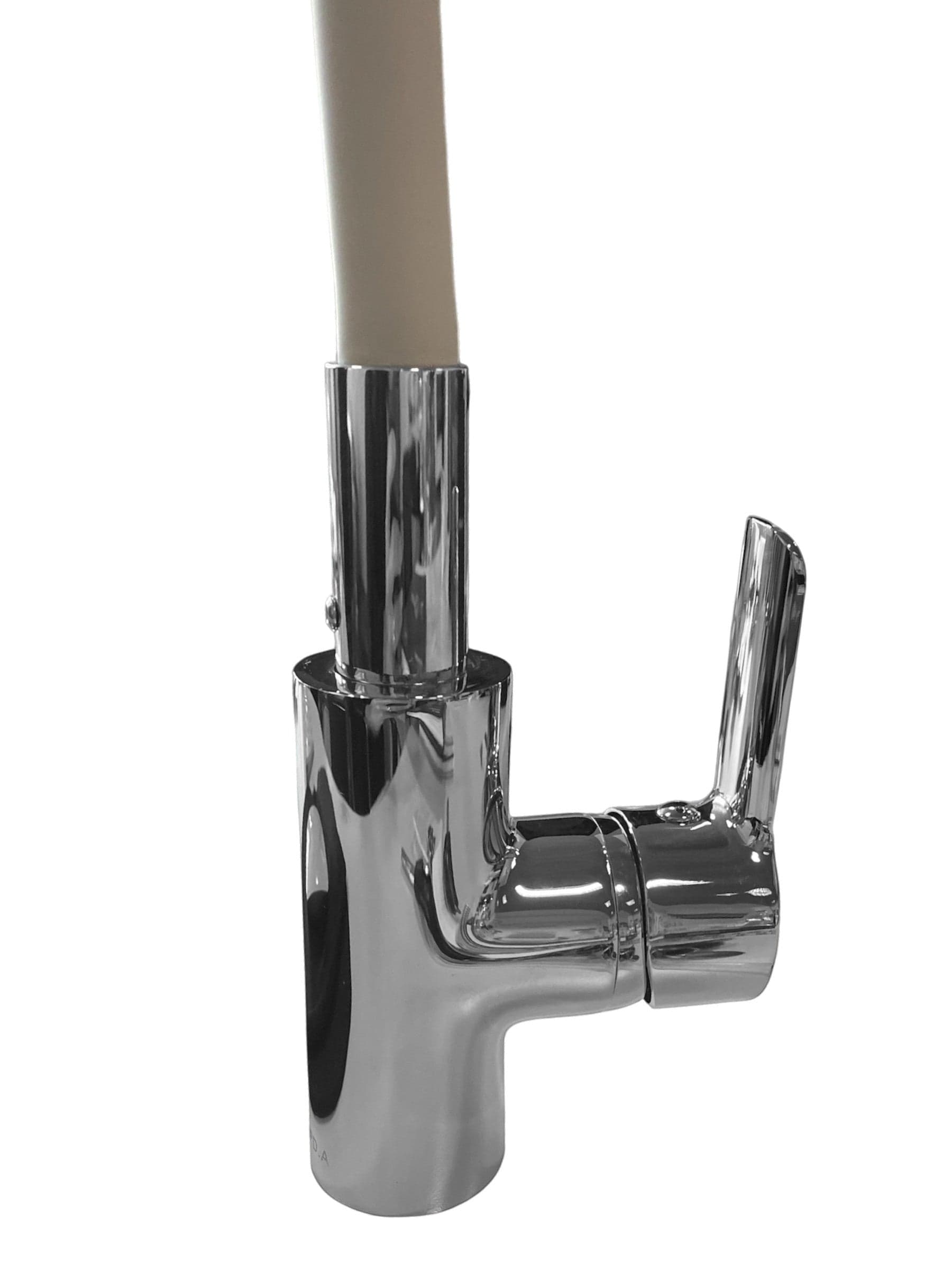 Miscelatore cucina con canna di gomma flessibile beige/tortora - 5