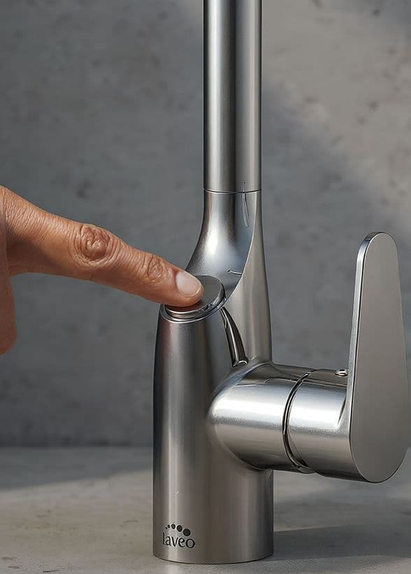 Miscelatore cucina con Filtro acqua potabile | Cromato e Design Moderno - 4