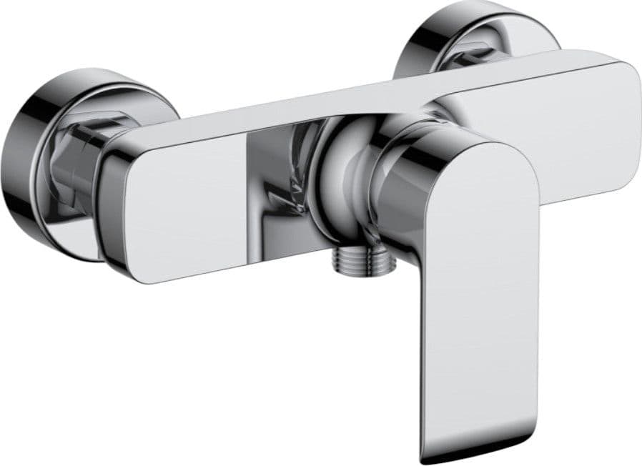 Miscelatore esterno doccia moderno cromato completo
