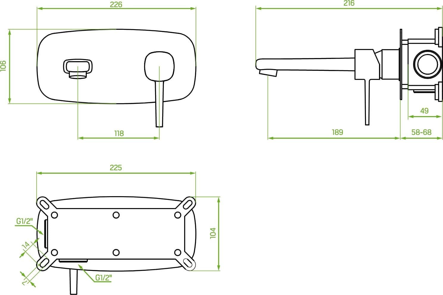 Miscelatore lavabo a incasso oro spazzolato – elegante, funzionale e moderna - 3