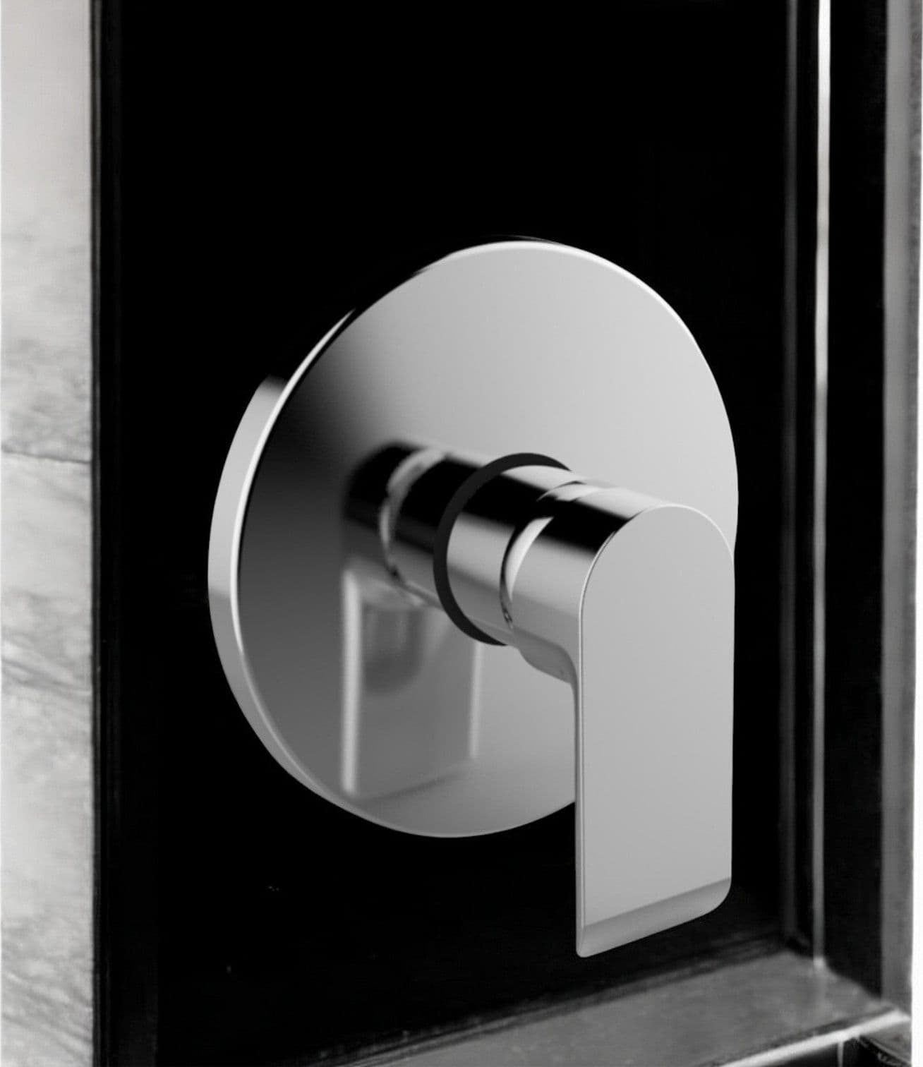 Miscelatore lavabo moderno cromato completo - 2