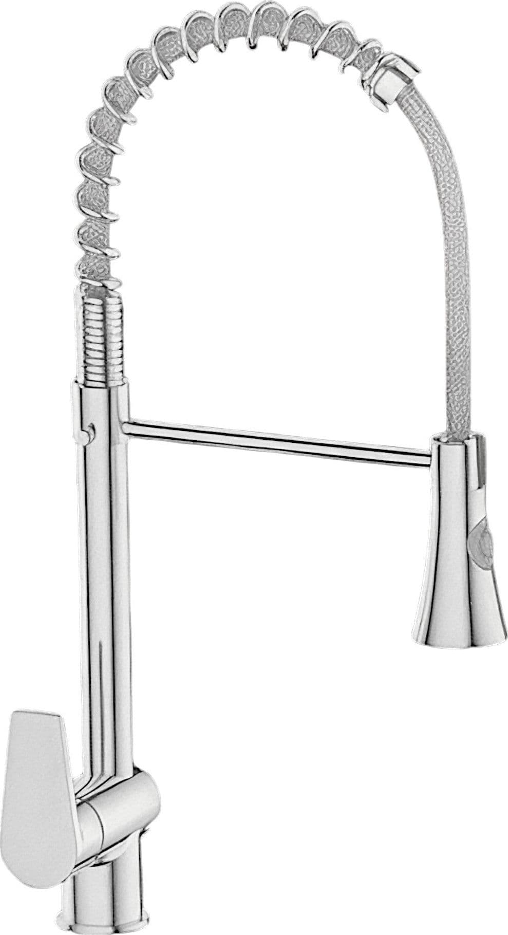 Miscelatore per lavello doccia estraibile completo