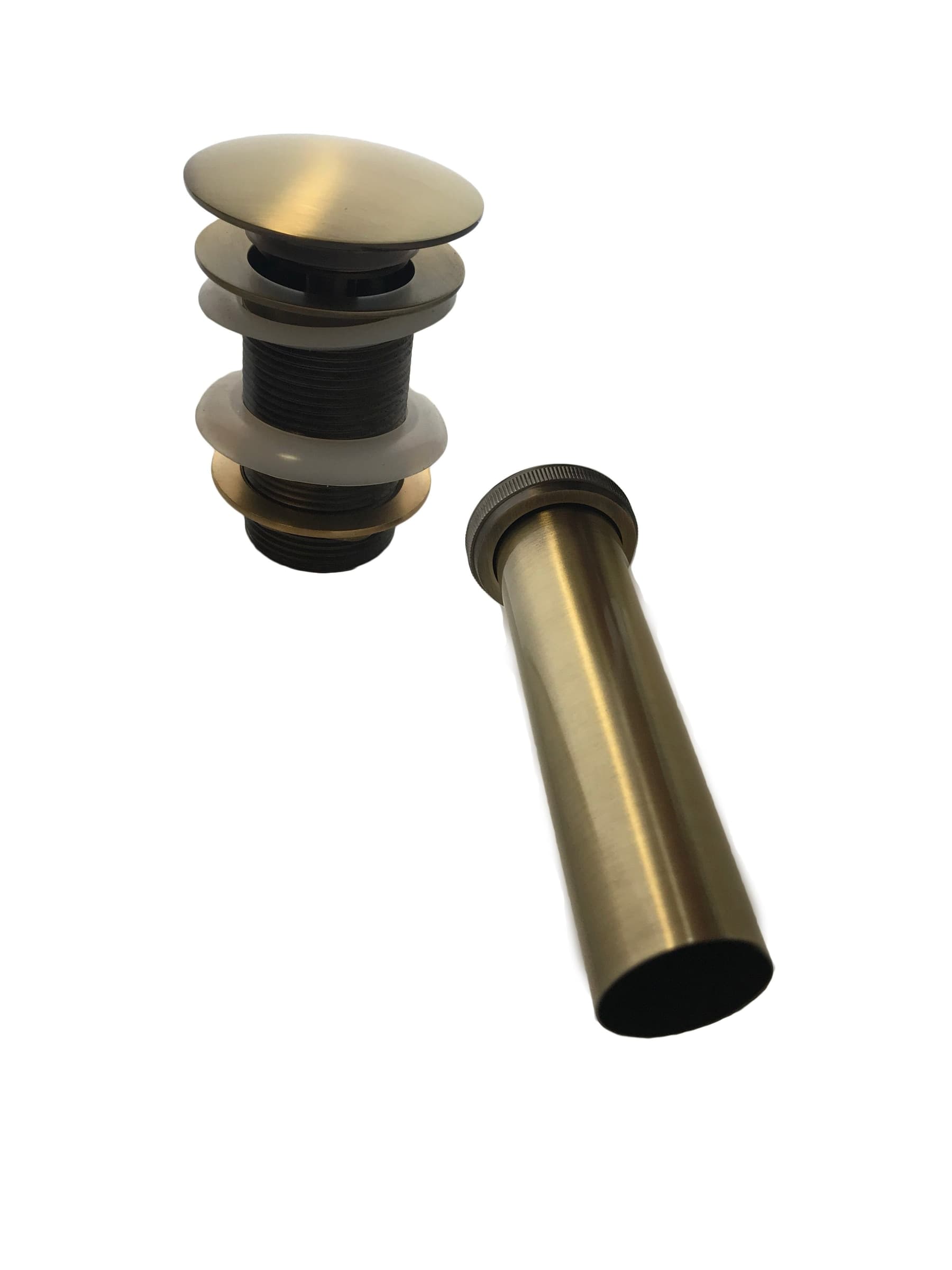 Piletta clic clac automatica, bronzata da 1 1/4 con troppo pieno - 2