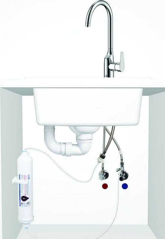 Rubinetto Lavello Nero con Filtro | Acqua potabile,  Design Moderno - 2