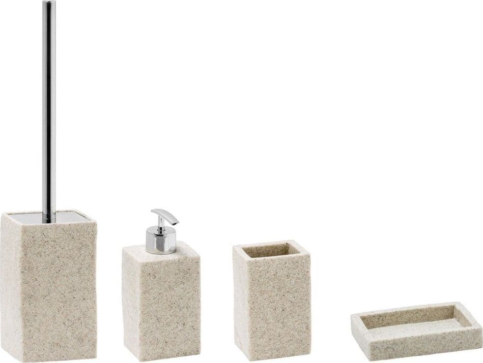 Set accessori bagno sabbia