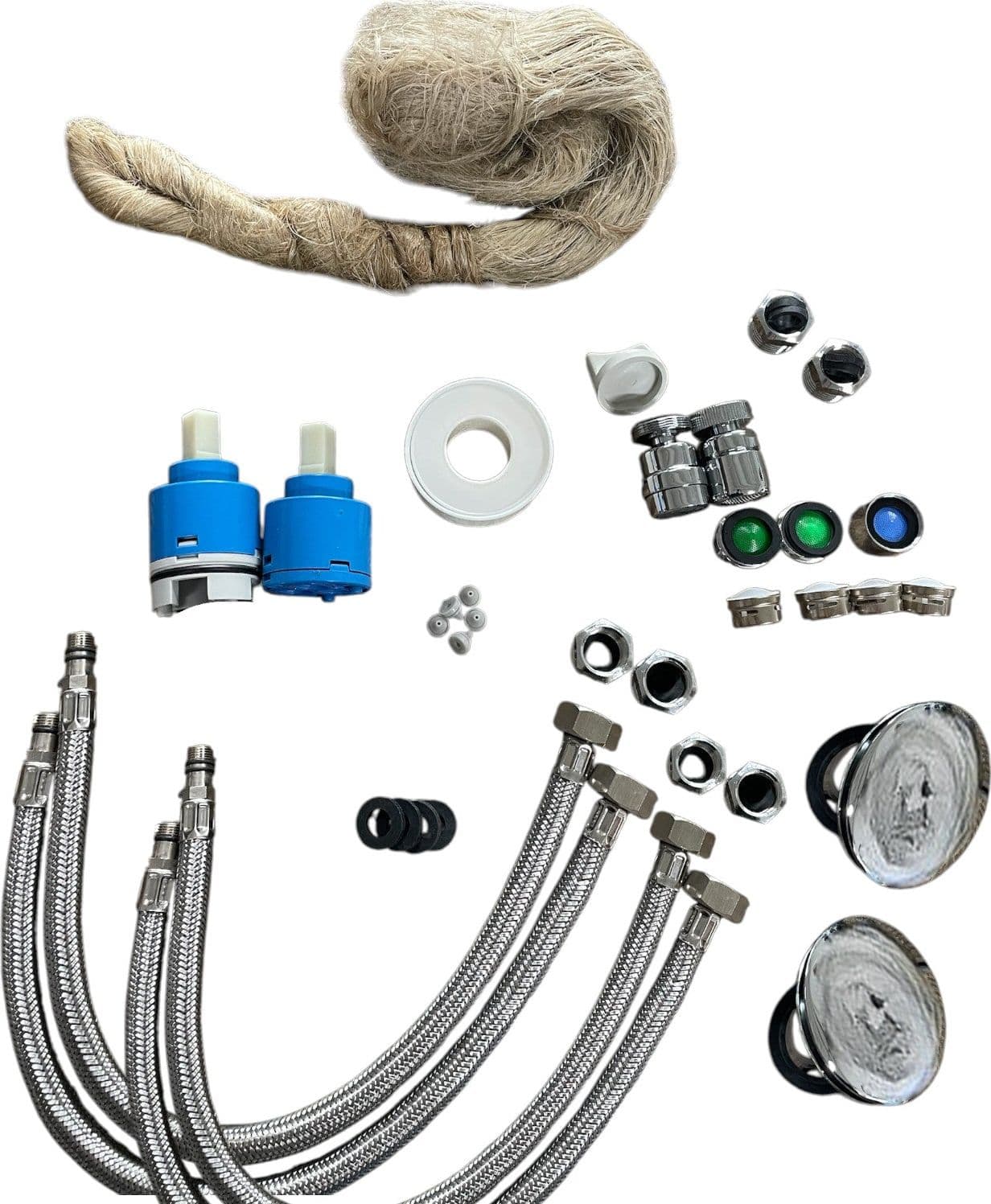 Set completo di ricambi riparazione rubinetteria bagno