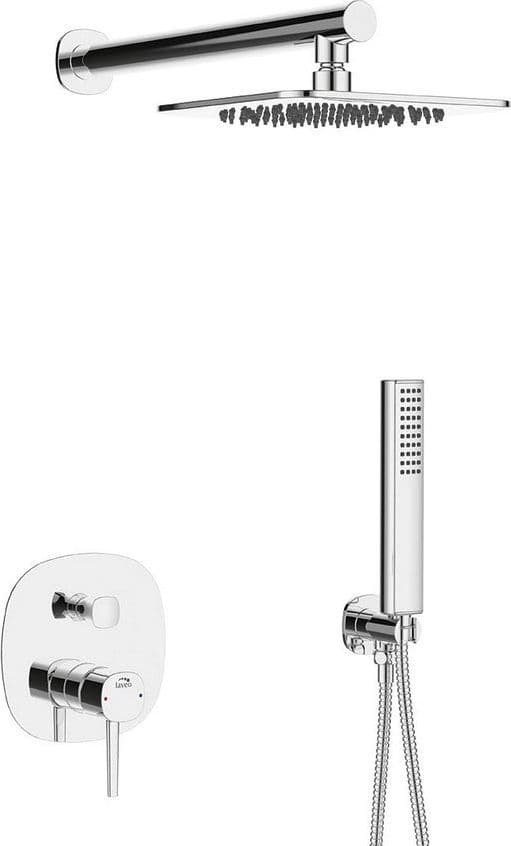 Set doccia completo di miscelatore incasso soffione e doccetta
